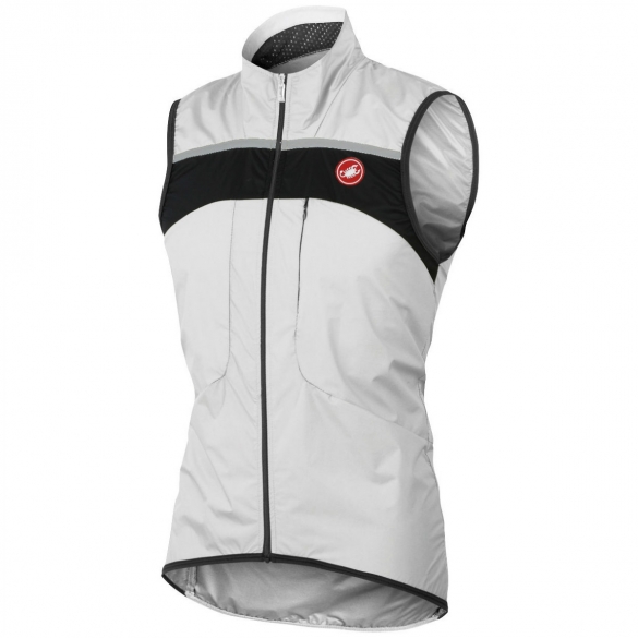 Castelli Compatto Rain Vest bodywarmer wit 12038-001 CASTELLI12038-001